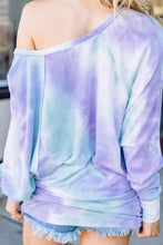 Load image into Gallery viewer, Head In the Clouds Mint Green Tie Dye Top
