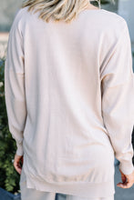 Load image into Gallery viewer, It's A Great Place Taupe Brown V-neck Top
