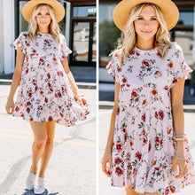 Load image into Gallery viewer, Never Giving Up Blush Pink Floral Dress
