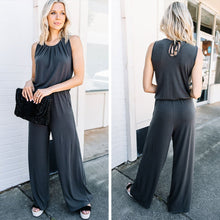Load image into Gallery viewer, Feeling So Free Ash Gray Jumpsuit
