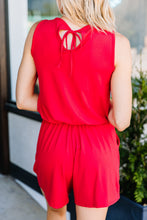 Load image into Gallery viewer, Feeling So Free Ruby Red Romper

