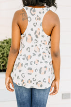 Load image into Gallery viewer, On The Edge Ivory White Leopard Tank
