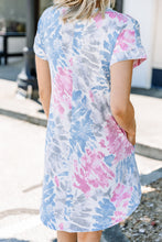 Load image into Gallery viewer, See Ya Later Blue Tie Dye Dress
