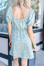 Load image into Gallery viewer, Positive Personality Sage Green Spotted Dress
