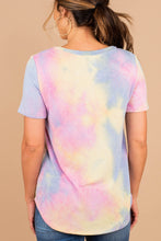 Load image into Gallery viewer, Catching The Vibes Indigo Blue Tie Dye Top
