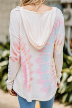 Load image into Gallery viewer, Prove Your Point Nude Beige Tie Dye Hoodie Top
