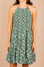 Load image into Gallery viewer, All Your Heart Forest Green Halter Dress
