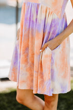 Load image into Gallery viewer, Here Comes The Sun Orange Tie Dye Dress
