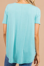 Load image into Gallery viewer, Out and About Ash Mint Henley Top
