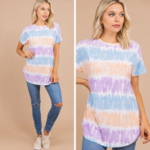 Load image into Gallery viewer, Play The Role Purple Tie Dye Top
