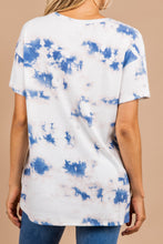 Load image into Gallery viewer, Whatever It Takes Navy Blue Tie Dye Top
