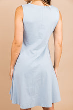 Load image into Gallery viewer, Easy To Find Ash Blue Swing Dress
