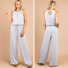 Load image into Gallery viewer, Feeling So Free Light Gray Jumpsuit
