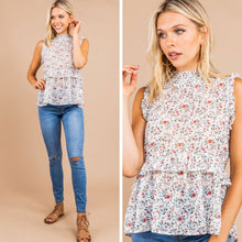 Load image into Gallery viewer, Back In My Life Off White Floral Top
