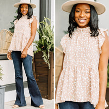 Load image into Gallery viewer, Live Your Life Taupe Brown Leopard Top
