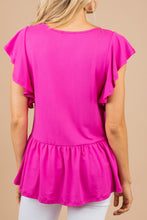 Load image into Gallery viewer, Reach For It Fuchsia Pink Top
