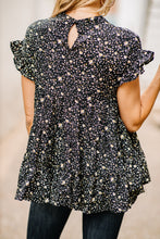Load image into Gallery viewer, Always Be There Black Floral Top
