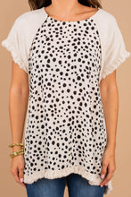 Load image into Gallery viewer, Got Your Way Oatmeal Brown Leopard Top
