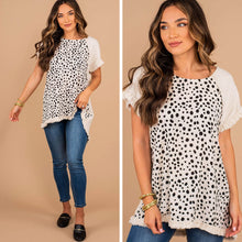 Load image into Gallery viewer, Got Your Way Oatmeal Brown Leopard Top

