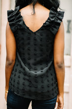 Load image into Gallery viewer, Make You Understand Black Swiss Dot Tank
