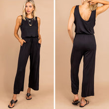 Load image into Gallery viewer, If I Were You Black Wide Leg Jumpsuit
