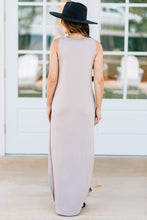 Load image into Gallery viewer, All Day Adventures Mocha Brown Tank Maxi Dress
