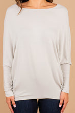 Load image into Gallery viewer, Leave Your Mark Taupe Brown Dolman Top
