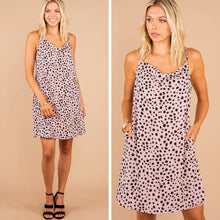 Load image into Gallery viewer, No Accident Deep Mauve Pink Leopard Dress
