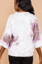 Load image into Gallery viewer, Just Another Day Purple Tie Dye Sweatshirt
