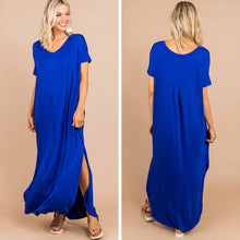 Load image into Gallery viewer, Bring You Home Denim Blue Maxi Dress
