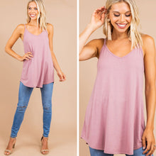 Load image into Gallery viewer, Make This Easy Light Rose Pink Reversible Tank
