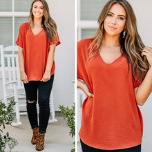 Load image into Gallery viewer, Don't Wait Rust Orange Classic Top
