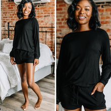 Load image into Gallery viewer, You've Got It Black Waffle Top

