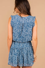 Load image into Gallery viewer, Gotta Have You Dusty Blue Floral Dress
