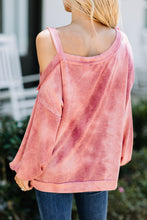 Load image into Gallery viewer, Keep It Cool Rust Red Tie Dye Top
