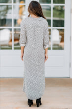 Load image into Gallery viewer, What It Means Taupe Brown Leopard Midi Dress
