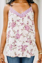 Load image into Gallery viewer, To This Day Ivory White Floral Tank
