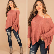 Load image into Gallery viewer, New You New Day Ginger Orange Sweater
