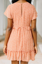 Load image into Gallery viewer, Choose Love Clay Orange Ditsy Floral Dress
