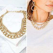 Load image into Gallery viewer, Bold Personality Gold Chain Necklace
