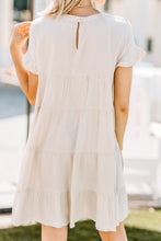 Load image into Gallery viewer, I Run To You Oatmeal Brown Tiered Dress
