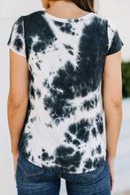 Load image into Gallery viewer, Coasting By Black Tie Dye Top
