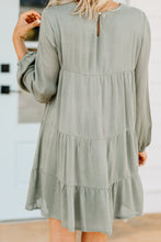 Load image into Gallery viewer, Endless Cycle Olive Green Babydoll Dress
