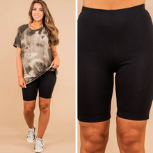 Load image into Gallery viewer, Ready For Anything Black Bicycle Shorts
