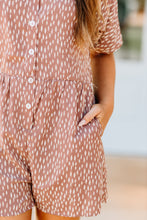 Load image into Gallery viewer, Clearly In Love Sienna Orange Printed Romper
