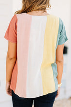 Load image into Gallery viewer, Something To Love Sea Green Colorblock Top
