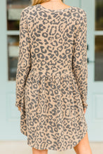 Load image into Gallery viewer, On Your Side Brown Leopard Dress
