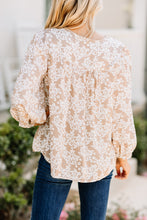 Load image into Gallery viewer, On Location Taupe Brown Floral Top
