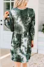 Load image into Gallery viewer, Most Important Olive Green Tie Dye Dress
