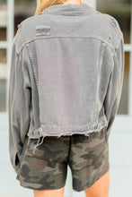 Load image into Gallery viewer, Make An Appearance Gray Denim Jacket
